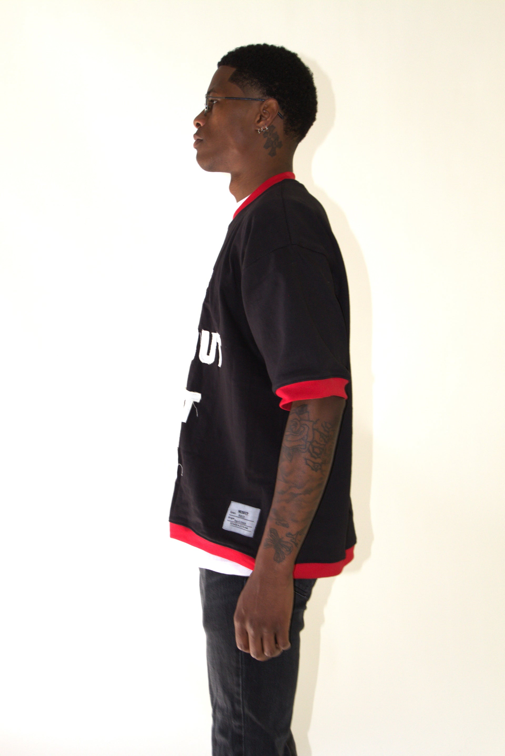 Red “Misfit” Tee