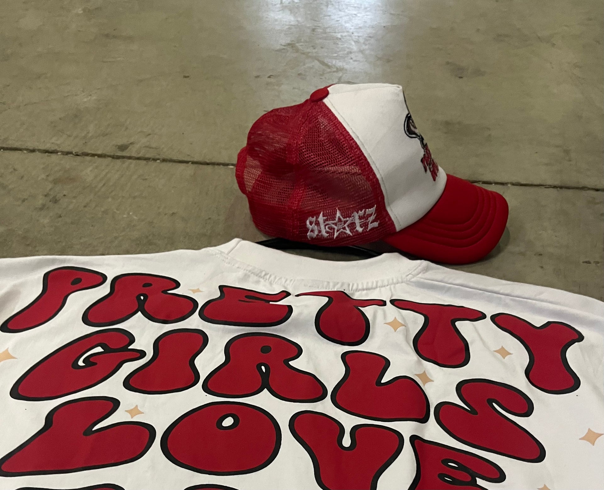 Red PG X SZ Trucker