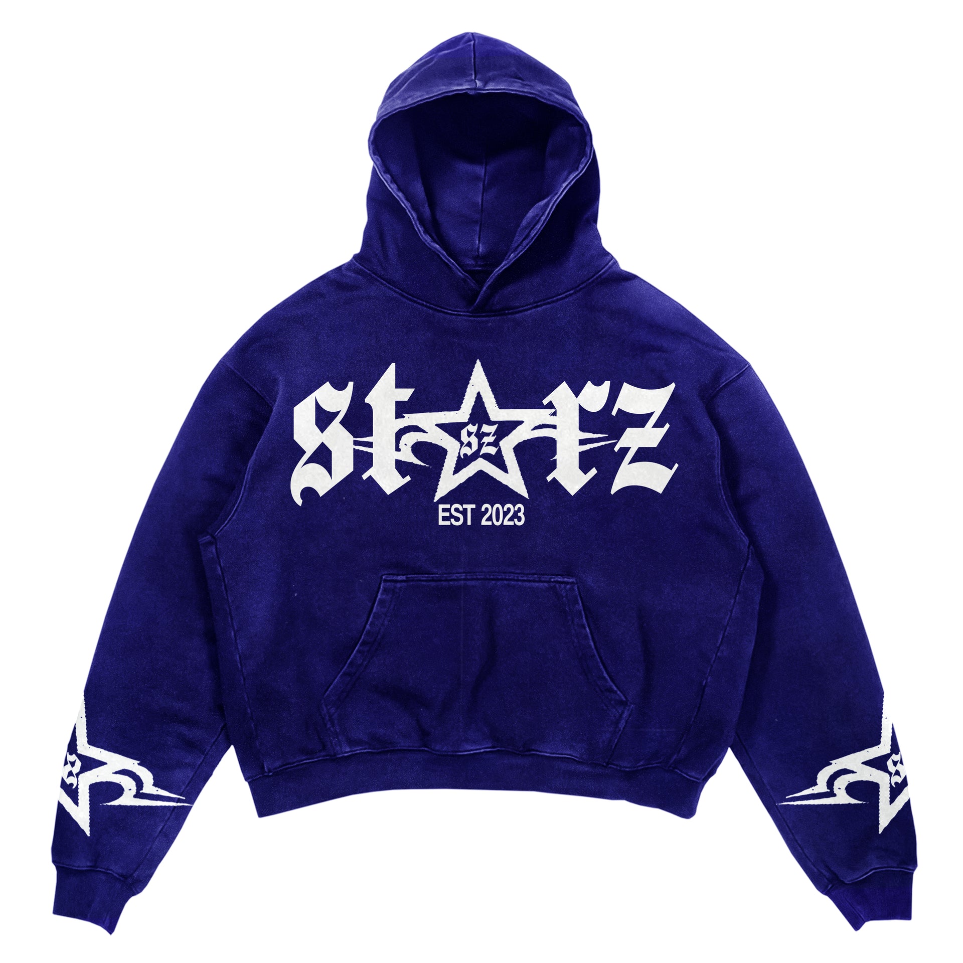 “Essential” Blue Washed Hoodie