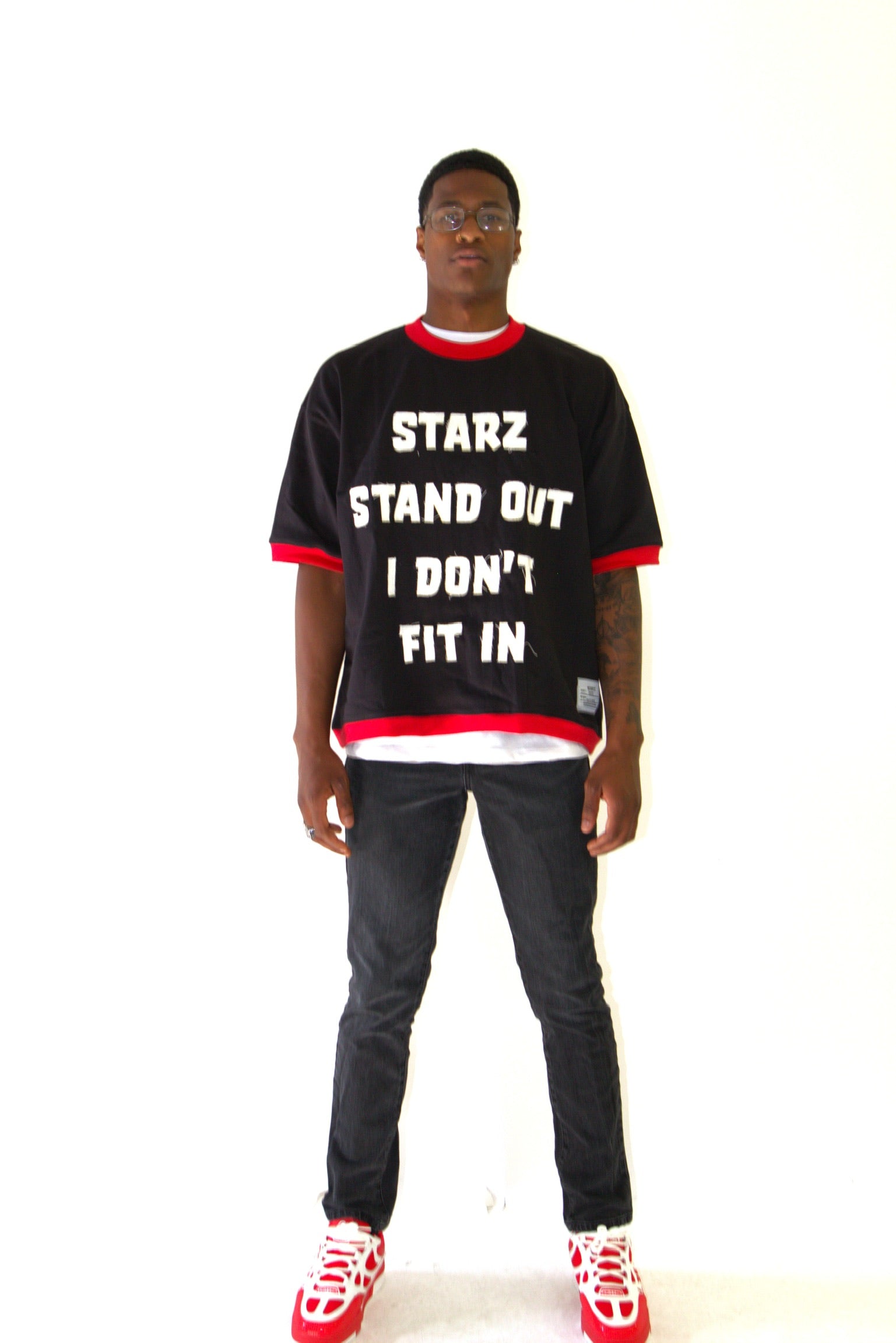Red “Misfit” Tee