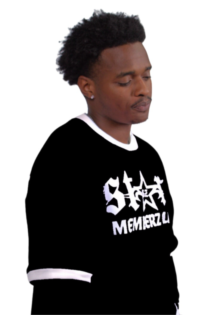 .Cosmic Black Double Layered Long Sleeve