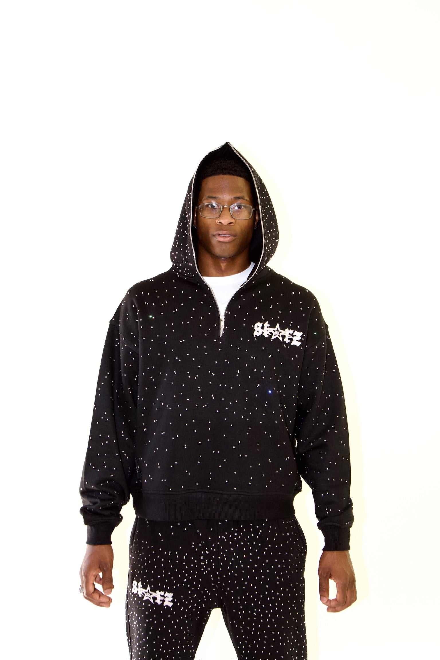 “Constellation” Rhinestone Hoodie